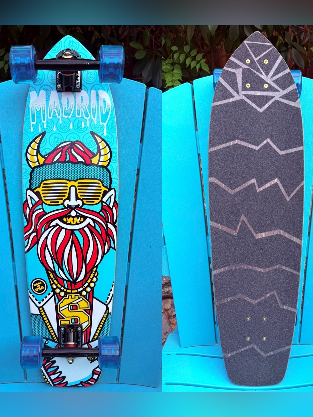 Madrid Custom Complete Longboard Skateboard 9” Paris RKP Trucks Sector 9 Wheels